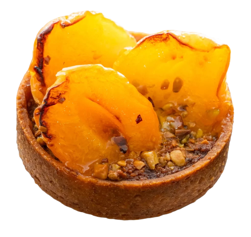 Tarte aux abricots pistache